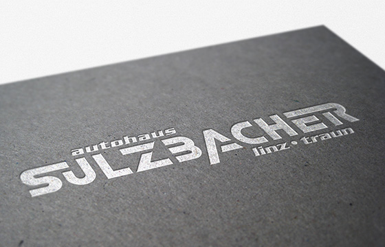 Logogestaltung Autohaus Sulzbacher